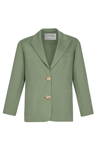 Green Oversize Blazer - F.ILKK - Modalova