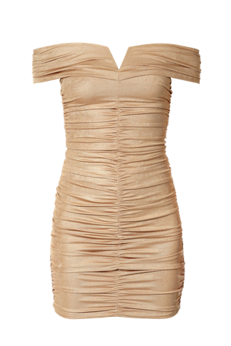 Dress Alexa Gold - HALEWSKI - Modalova