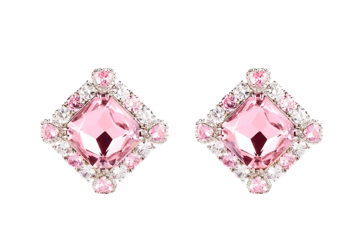 Pink Zada Earrings (Final Sale) - Nana Jacqueline - Modalova