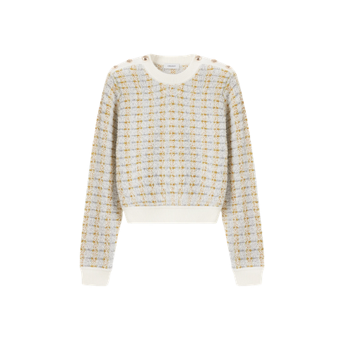 BOUCLÉ SWEATSHIRT - CRUSH Collection - Modalova