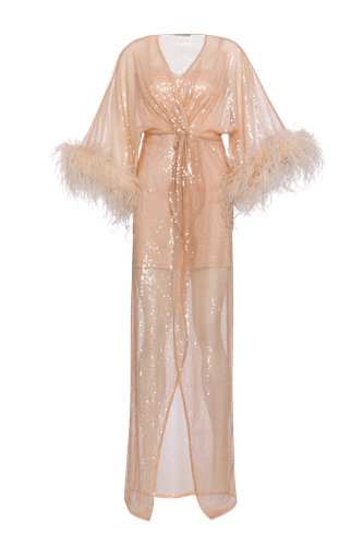 Fresia Sequin Kimono Dress - Nana Gotti - Modalova