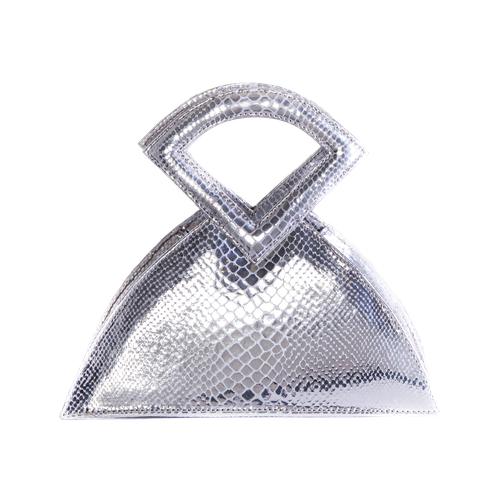Farha - Silver - Triangular Top Handle - ALIEL - Modalova