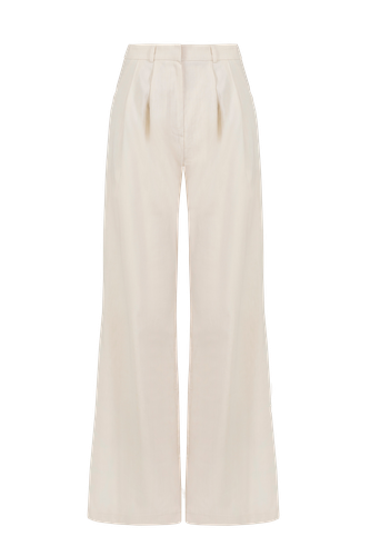 Tailored wide-leg pants in Sandy Beige - JAAF - Modalova