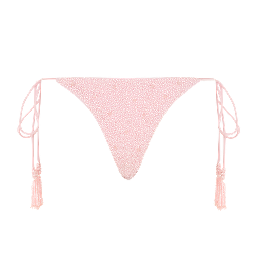 Nixie Tropical Low Coverage Pink Bikini Bottoms - Oceanus Swimwear - Modalova