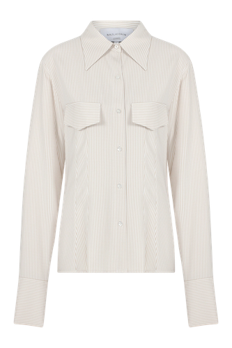 Mena Cuff Detailed Shirt - Nazli Ceren - Modalova