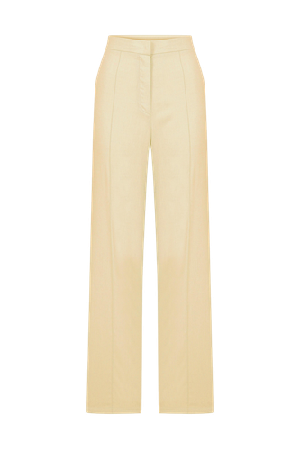 Santoe Pants in Yellow - Nazli Ceren - Modalova