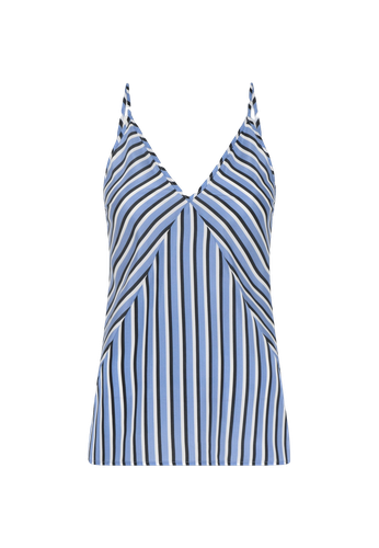 Mille Top - Navy Blue Stripe - HERSKIND - Modalova