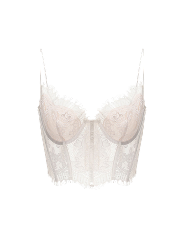 Audrina Lace Top (White) - Nana Jacqueline - Modalova