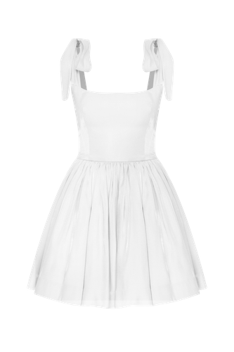 Sibby Dress in White - Nazli Ceren - Modalova