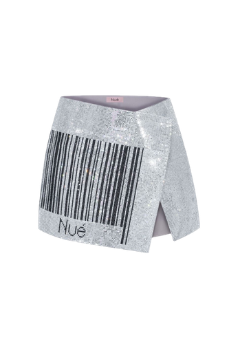 BARCODE MIRROR SKIRT - NUÉ - Modalova