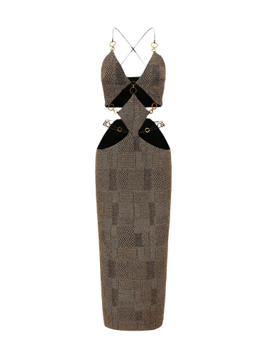 Omaira Dress (Gold) - Nana Jacqueline - Modalova