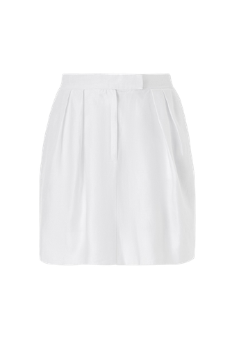 Mini skirt in white linen - Lita Couture - Modalova