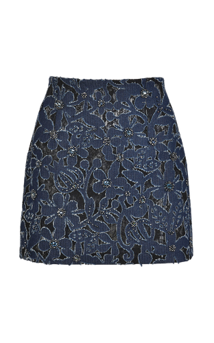 Luces Denim Skirt - Francesca Miranda - Modalova