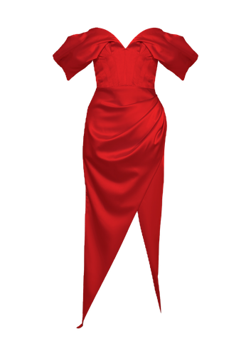 Laura Dress - Red - Gigii's - Modalova