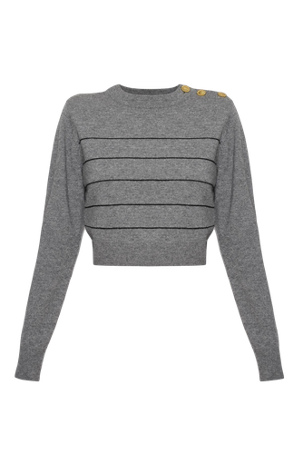 WOOL-CASHMERE STRIPED SWEATER - KEBURIA - Modalova