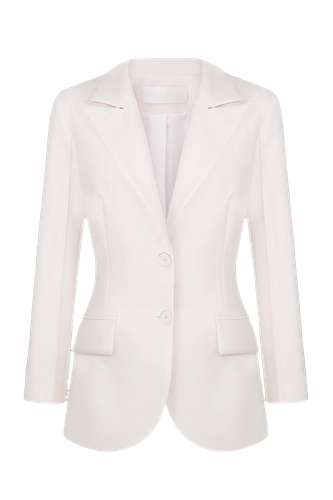 Fitted jacket - Total White - Modalova
