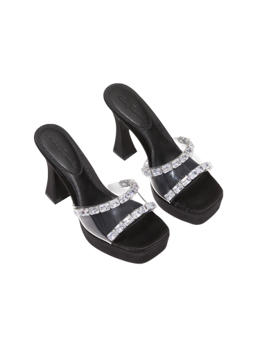 Mirabel Diamond Heels (Black) - Nana Jacqueline - Modalova