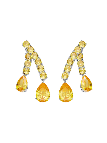 Bella Earrings (Yellow) - Nana Jacqueline - Modalova