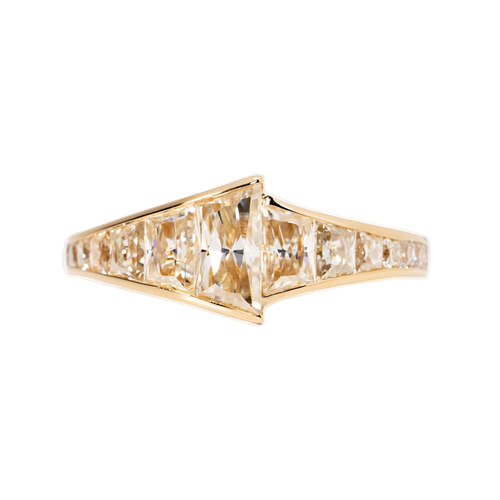 The Yellow Radiant Trapezoid Ring - LeBlanc - Modalova