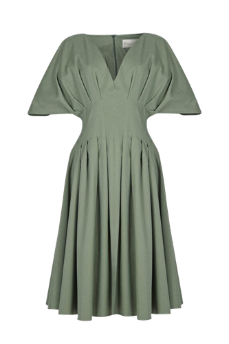 Green Dart Dress - F.ILKK - Modalova