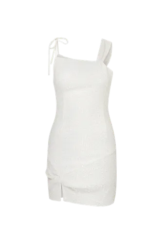 Devina - Sequin Mini Dress With Twist Details - ILA - Modalova