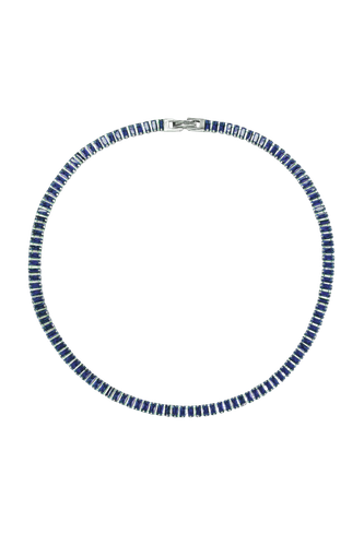 Lina Blue Crystal Necklace - THE GALA - Modalova