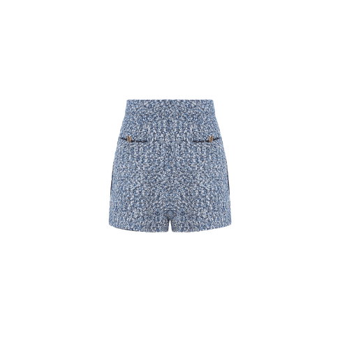 BOUCLÉ SHORTS WITH POCKETS | Women's Mini shorts - CRUSH Collection - Modalova