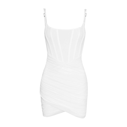 DIANA Mini Dress | Women's Smoke Mini dresses - OW Collection - Modalova