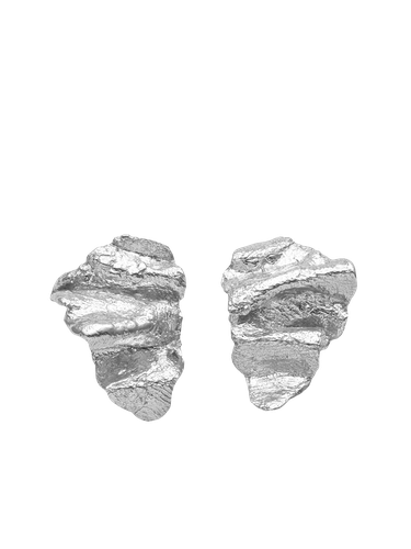 Artemis Wave Earrings Silver | Women's Earrings - Eva Remenyi - Modalova