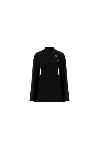 Karina Cape Dress | Women's Onyx Mini dresses - Odette + Odile - Modalova