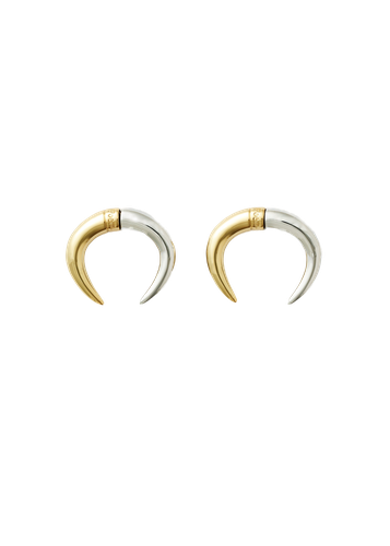 Crescent earrings - Gold/ | Women's Earrings - POEM Objects - Modalova