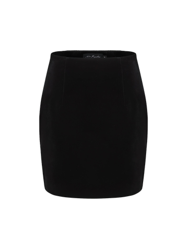 Josie Velvet Skirt - XS - Mini skirts - Nana Jacqueline - Modalova