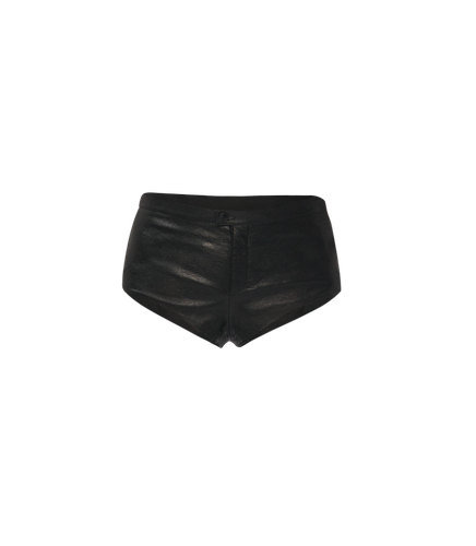 Leather Mini Shorts - 36 - Mini shorts - Gemme Collective - Modalova
