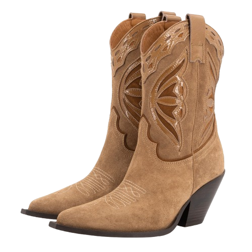 VENEZIA SUEDE COWBOY BOOTS - 40 - Boots - Toral - Modalova