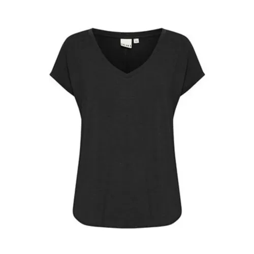 Ichi - Tops > T-Shirts - Black - Ichi - Modalova