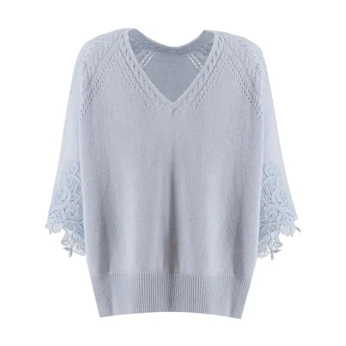 Knitwear > V-neck Knitwear - - Ermanno Scervino - Modalova