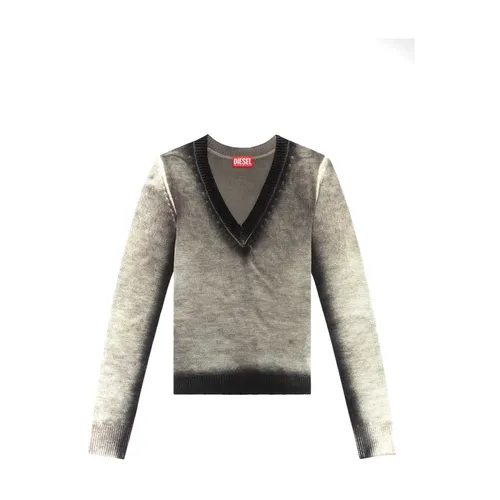 Knitwear > V-neck Knitwear - - Diesel - Modalova