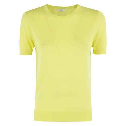 Malo - Tops > T-Shirts - Yellow - Malo - Modalova