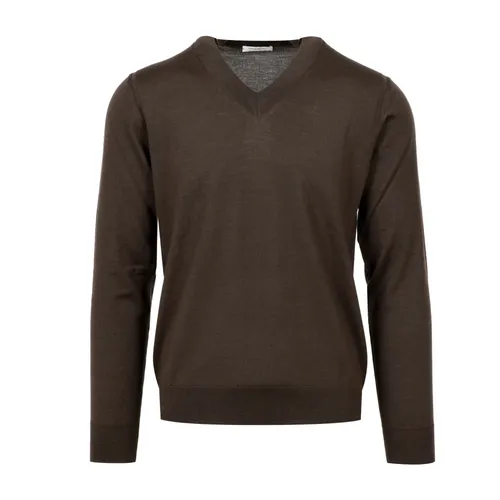 Knitwear > V-neck Knitwear - - Paolo Pecora - Modalova