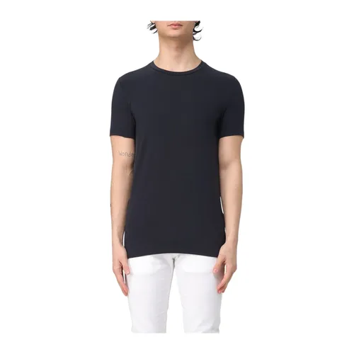 Dondup - Tops > T-Shirts - Blue - Dondup - Modalova