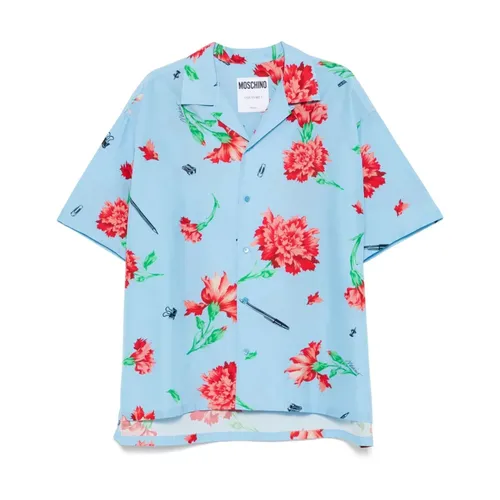 Shirts > Short Sleeve Shirts - - Moschino - Modalova