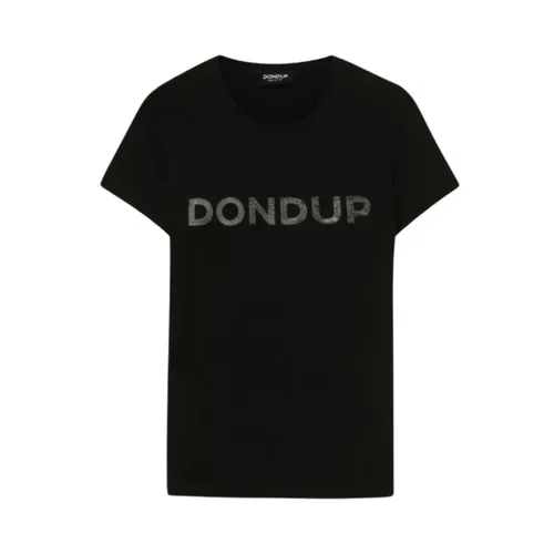 Dondup - Tops > T-Shirts - Black - Dondup - Modalova