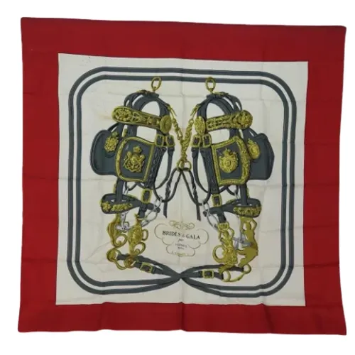 Pre-owned > Pre-owned Accessories > Pre-owned Scarves - - Hermès Vintage - Modalova