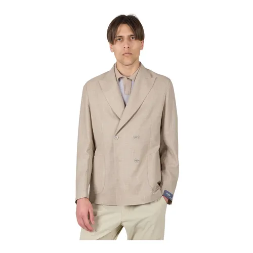 Barba - Jackets > Blazers - Beige - Barba - Modalova