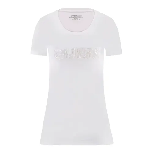 Guess - Tops > T-Shirts - White - Guess - Modalova