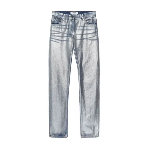 Jeans > Straight Jeans - - Msgm - Modalova