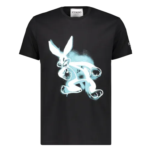 Iceberg - Tops > T-Shirts - Black - Iceberg - Modalova