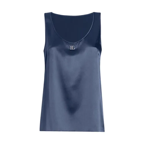 Tops > Sleeveless Tops - - Dolce & Gabbana - Modalova