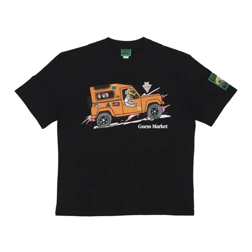Guess - Tops > T-Shirts - Black - Guess - Modalova