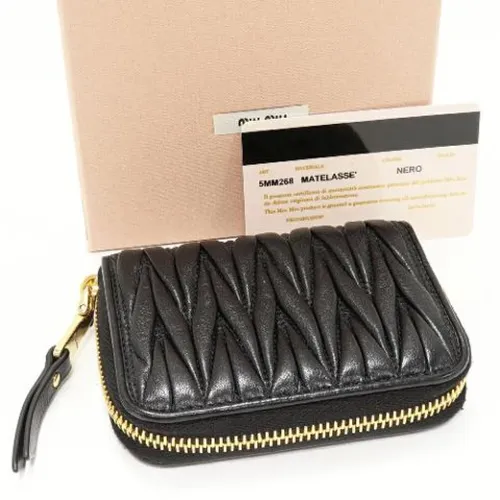 Pre-owned > Pre-owned Accessories > Pre-owned Wallets - - Miu Miu Pre-owned - Modalova